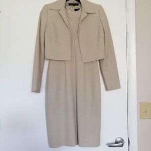 Anne Klein Tan Suit with Cropped Jacket